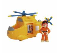 Fireman Sam Junior Wallaby 2 with Krystyna, Helicopter 17 cm, Figure 7 cm, from 3 Years