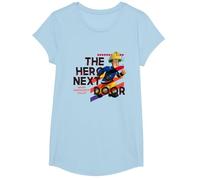 Fireman Sam T-Shirt, Official, Hero, Multiple Colours T-Shirt, Girls, Baby Blue, Small