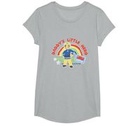 Fireman Sam T-Shirt, Official, Little Hero, Multiple Colours T-Shirt, Girls, Heather Grey, Medium