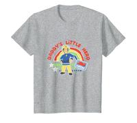 Fireman Sam T-Shirt, Official, Little Hero, Multiple Colours T-Shirt, Youth, Heather Grey, 2T