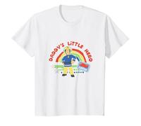 Fireman Sam T-Shirt, Official, Little Hero, Multiple Colours T-Shirt, Youth, White, Small
