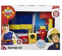 Fireman Sam Utility Belt Set role play toy with working torch, walkie talkie, axe, utility belt & firefighters jacket for imaginative firefighters