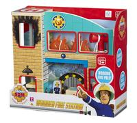 Character Uk Fireman Sam Wooden Fire Station