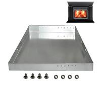 Fireplace Ash Pan, Ember Holder Tray, Rust Resistant, Sturdy Design, General Fit, (1 Piece, Gray), Perfect for Efficient Cinders Collection in Your Chimney