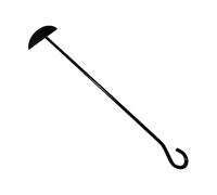 Fireplace Ash Scraper - Smoke Ash Rake | Fireplace Ash Rake Tool, Fire Pit Ash Cleaning Tool for BBQ Grill Cleaning, Smoker Oven