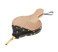 Fireplace Bellows - Wood Fireplace Air Blower, Portable Bellows Tool | Durabble Leather Fireplace Bellows Fireplace Wood Stove Fireplace Stove and Air Blower Fan for BBQ