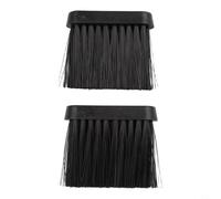 Fireplace Brush Set Replacement, 2pcs Brush Head for BBQ Grill, Nylon Filament Fireplace Cleaning Brush(S)