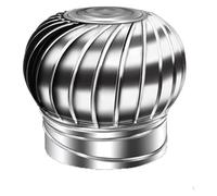 Fireplace Chimney Caps, Chimney Cowl,Vent Top,Chimney Pot Roof Cowl,Spinner Downdraught Chimney Cowl, Rotary Ventilator Rain and Snow Cover Flue Protector(110mm)