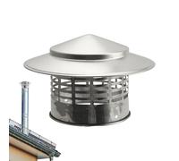 Fireplace Chimney Caps - Metal Chimney Cap, Stainless Steel Chimney Roof Cover, Fireplace Exhaust Cover, Household Supplies for Rain and Birdproof Roof, Suitable for All Chimneys