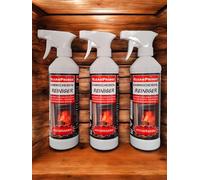 Fireplace Cleaner 3 x 500 ML CleanPrince Oven Glass Cleaner