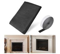 Fireplace Cover, Mesh Fireplace Cover, Guard Fire Screen Single Panel, Fireplace Cover Baby Proof to Prevent Baby and Pet Near Fireplace, Fireplace Flue Blocker (29 * 40in)