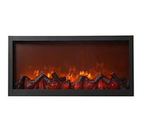 Fireplace Decorative Flame Light, Built in Recessed Electric Fireplace, with Log Set Flame Burning Decorative Effect-No Heating for Home Office Decoration