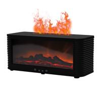 Fireplace Diffuser, 7 Colours Flame Essential Oil Diffuser with Remote Control Waterless Auto-Off and Timer, 250ml Aroma Diffuser Cool Mist Humidifier for Home Bedroom Office Spa