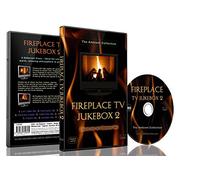 Fireplace DVD - Fireplace TV Jukebox 2 -Choose out of 9 Modern Fires with Sounds of Flames and Burning Wood