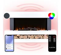 Fireplace Electric Space Heater Indoor Thermostat Freestanding Timer 2000 W App