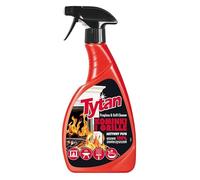Fireplace Glass & Grill Active Cleaner 2x500G - Twin Pack for Fast Soot & Grease Removal - BBQ, Oven & Heat-Resistant Glass Spray - Powerful Burnt Residue Remover