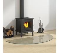 Fireplace Glass Plate Transparent 1200 X 500 Mm Glass