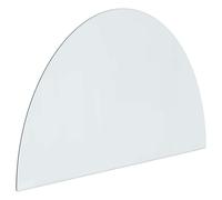 Fireplace Glass Plate Transparent Glass Accessory Heating Home Decor vidaXL