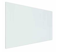 Fireplace Glass Plate Transparent Glass Accessory Protector Home vidaXL