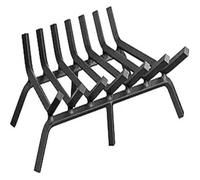 Fireplace Grate 24 Inch Solid Steel Heavy Duty Firewood Log Burning Rack Fire Grates for Outdoor Kindling Tools Pit for Storage