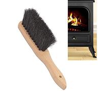 Fireplace Hearth Brush 28cm Wooden Handle Shape Brush With Handle and Soft Head Fire Hearth Fireside Brush Wooden Fireside Companion Cleaning Brush