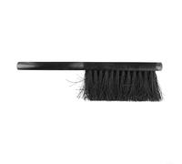 Fireplace Hearth Brush with Solid Wooden Handle and Coconut Palm Bristles for Ash Management and Soot Control