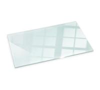 Fireplace Hearth Glass Panel | Tempered Stove Floor Guard | Heat Resistant Base Plate | Transparent Spark Protection Board | Minimalist Fire Surround Safety Solution 100x50cm
