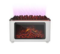Fireplace Humidifier | 160ml Ultrasonic Quiet Home Decor with 7 Flame Colors - Flame Air Diffuser - for Bedroom Offices Bathroom Living Room Spa Yoga Meditation Classroom Hotel Retail