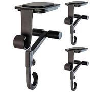 Fireplace Mantel Stocking Hangers, Christmas Stocking Hook, Wreath Hanger Mantel Hooks, Metal Grip Clips for Fireplace, No Drill 2-in-1 Garland Fireplace Stocking Hanger