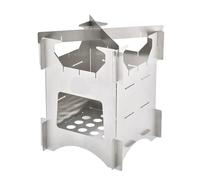 Fireplace Portable Stainless Steel Wood-Burning Stove for Outdoor Camping and Barbecue, Foldable