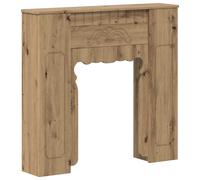 Fireplace Surround Engineered Wood Accessories Mantel Faux Decorative vidaXL