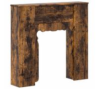 Fireplace Surround Engineered Wood Accessories Mantel Faux Decorative vidaXL