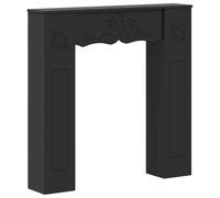 Fireplace Surround Engineered Wood Modern Decor Living Room Display vidaXL