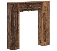 Fireplace Surround Engineered Wood Modern Decor Living Room Display vidaXL