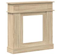 Fireplace Surround Engineered Wood Modern Indoor Decor Home Decoration vidaXL