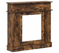 Fireplace Surround Engineered Wood Modern Indoor Decor Home Decoration vidaXL