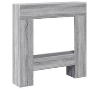 (grey sonoma) vidaXL Fireplace Surround Fire Surround Fire Place Old Wood Engineered Wood
