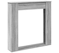(grey sonoma) vidaXL Fireplace Surround Fire Surround Fire Place Engineered Wood