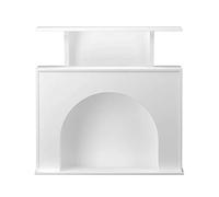 Fireplace Surround Mantel Indoor Fireplace Mantel Freestanding Entertainment Center Electric Fireplace Stove Mantel Trim Surround - Fireplace Stove Mantel Surround for Living Room(Small)