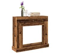 Fireplace surround Old Wood 100x30x87.5 cm Engineered wood Rustic Mantel Shelf.