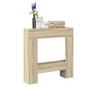 Fireplace Surround Sonoma Oak 81x18x82 cm Engineered Wood Mantel Shelf Modern XL