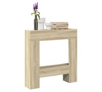 Fireplace Surround Sonoma Oak 81x18x82 cm Engineered Wood Mantel Shelf Modern XL