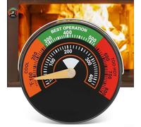 Fireplace Thermometer with Large and High-Precision Sensor, Magnetic Stove Thermometer for Wood Burning Stove, Flue Pipe, Log Burner or Oven Temperature(C)