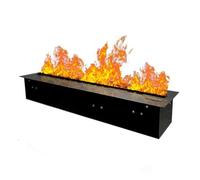 Fireplaces Recessed Atomizing Electric Fireplace 3D Flame Effect Water Vapor Fireplace with Automatic Water Control, Timer and Remote Control Home Decoretion(Large)