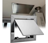 Fireproof Access Panel, Stainless Steel Access Hatch for Ceiling & Wall & Floor, Waterproof for Kitchen/Shower/Hotel/Office, Customizable Size & Easy-to-Install
