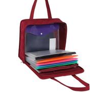 Fireproof and Waterproof Document Storage Box - Portable Bag with Separate Dry-Wet Compartment for Home, Office, Bank School