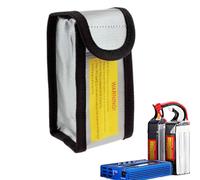 Fireproof Battery Bag - Battery Storage Guard Protector | Wear-Resistant Portable Charging Bag, Protective Case for Travel