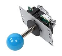 Fireproof Board Game Joystick Strong Abrasion Red CY-822A Joystick DIY for Fighting Game Enthusiasts (Blue)