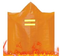 Fireproof Cape - Silicone Fiber Material, Fireproof Poncho | 5 Feet Flame Retardant Cape 850G, Heat Resistant For Home Escape And Hotel