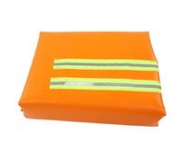 Fireproof Cloak Glass Fiber Double Sided Silicon Heat Fire Escape Hooded Cape with Reflective Strips for Emergency Use in Buildings Hotels